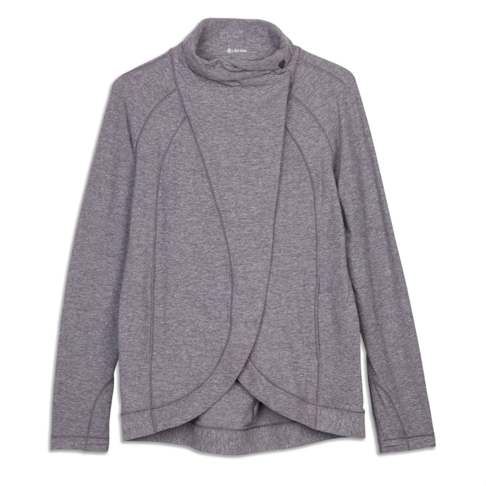 Lululemon Rulu wrap cardigan purple